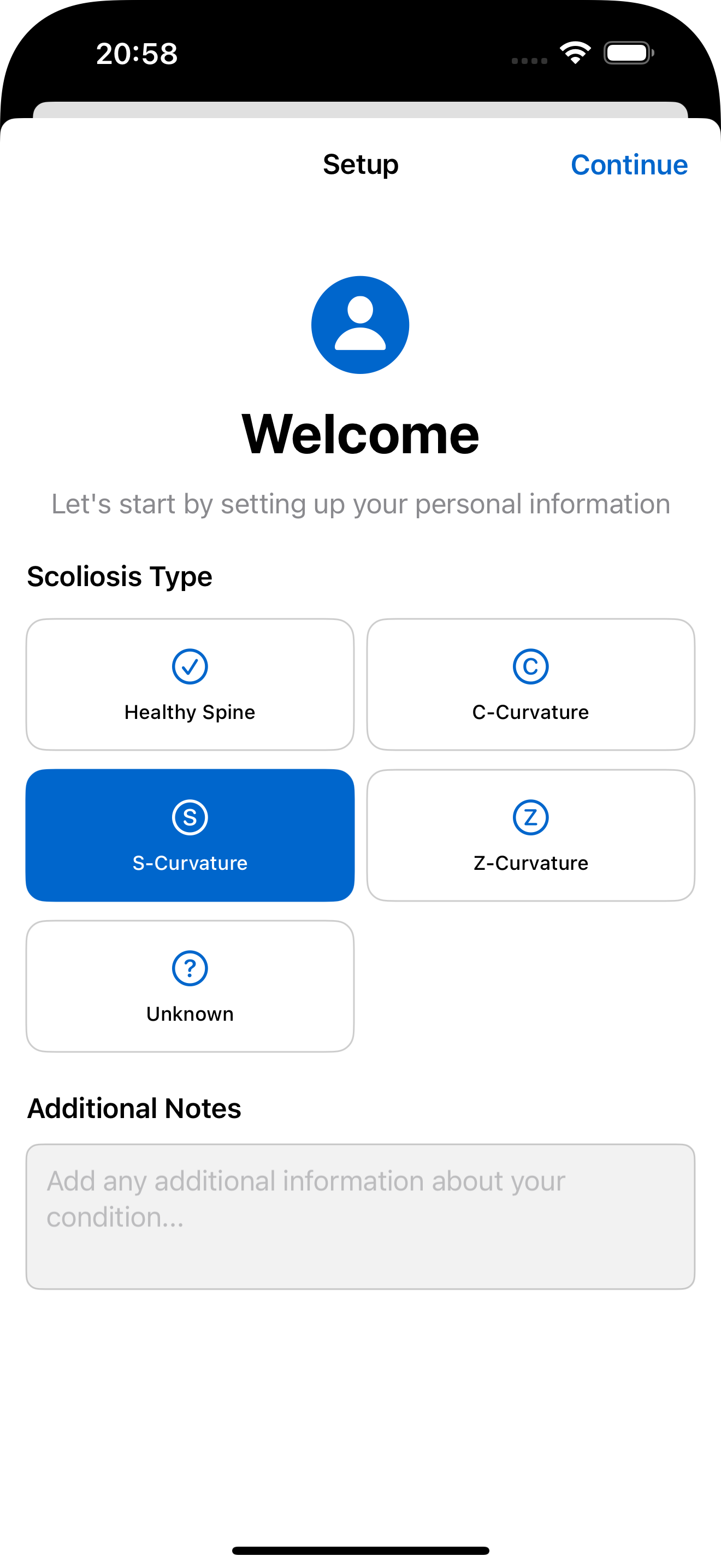 App screenshot 1 placeholder